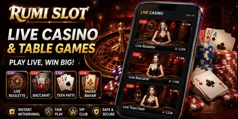 Rumi Slot — Live Casino & Table Games